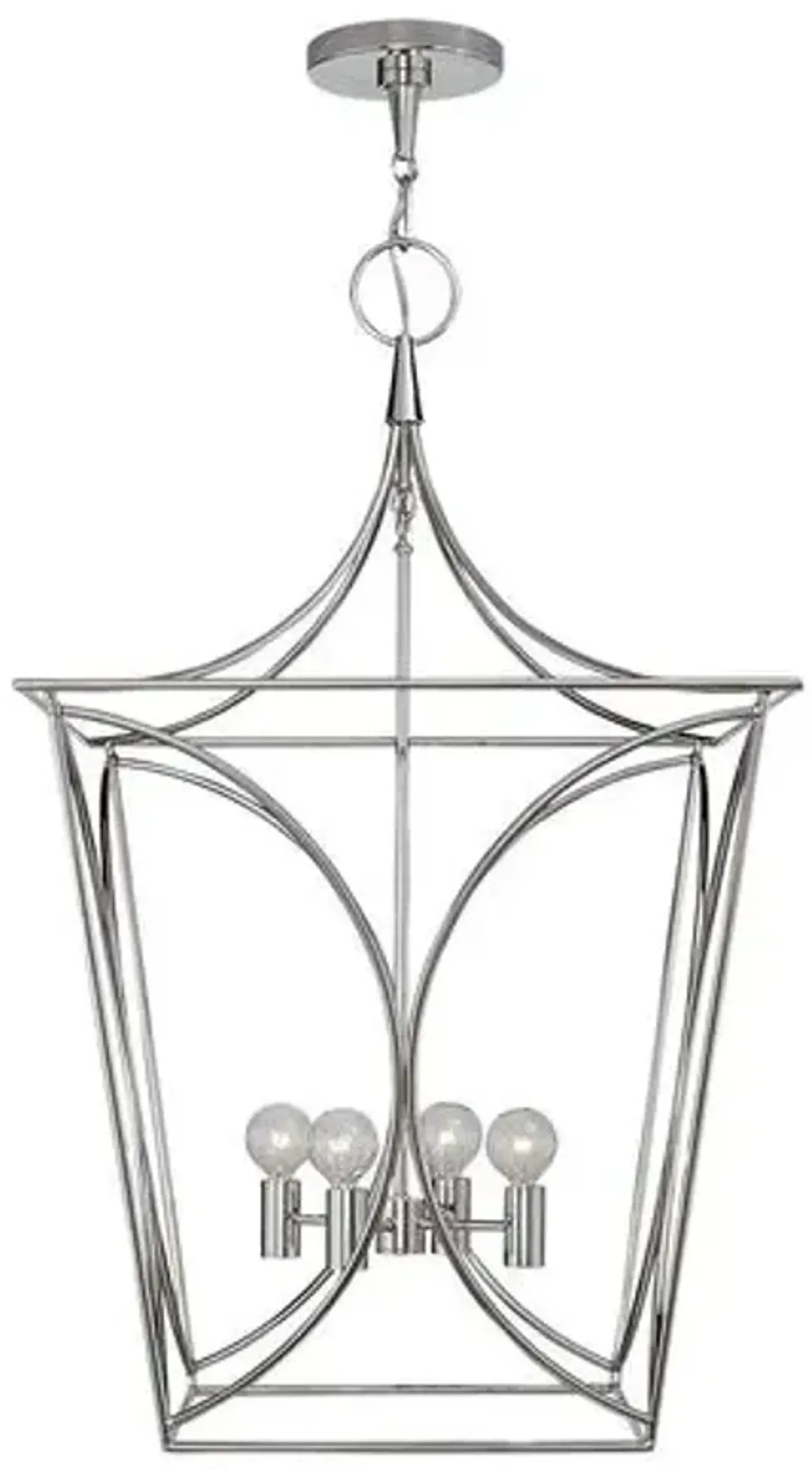 Visual Comfort - Cavanagh Medium Lantern - Silver