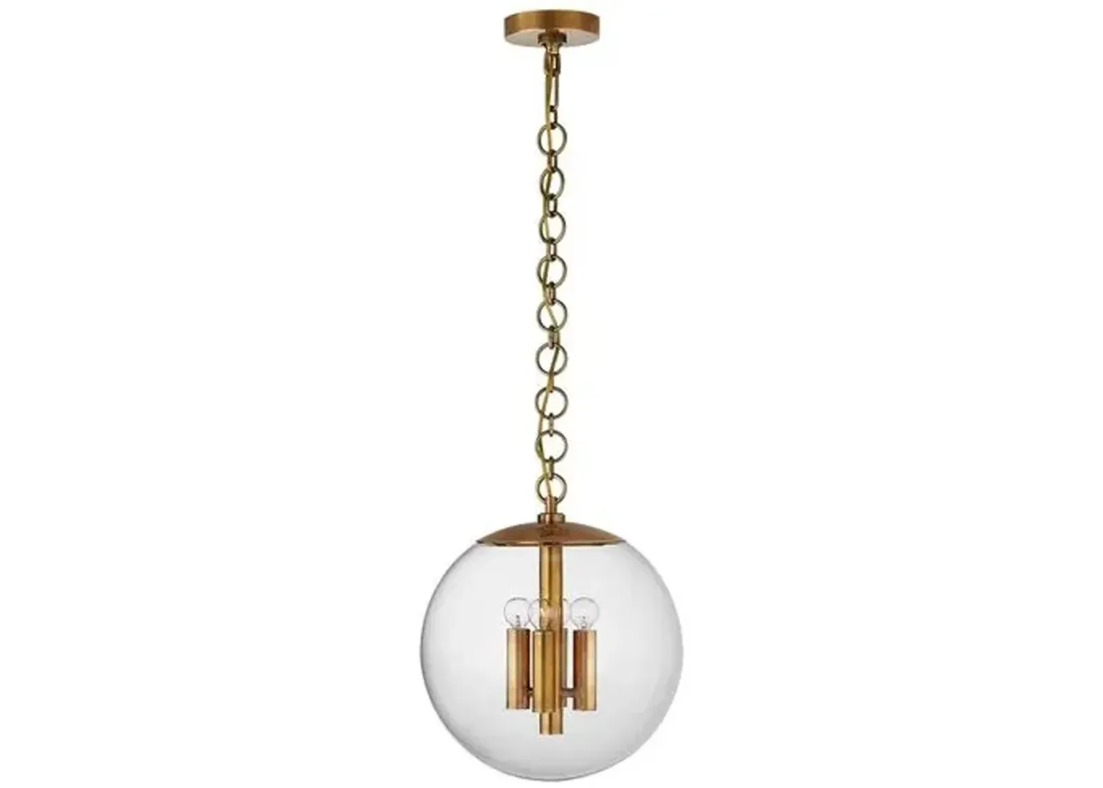 Visual Comfort - Turenne Medium Globe Pendant - Gold