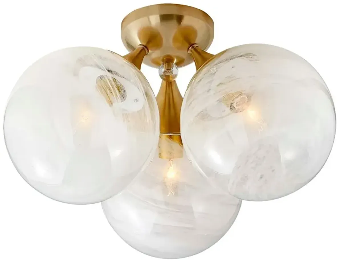 Visual Comfort - Cristol Large Triple Flush Mount - Gold