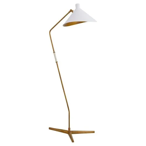 Visual Comfort - Mayotte Large Offset Floor Lamp