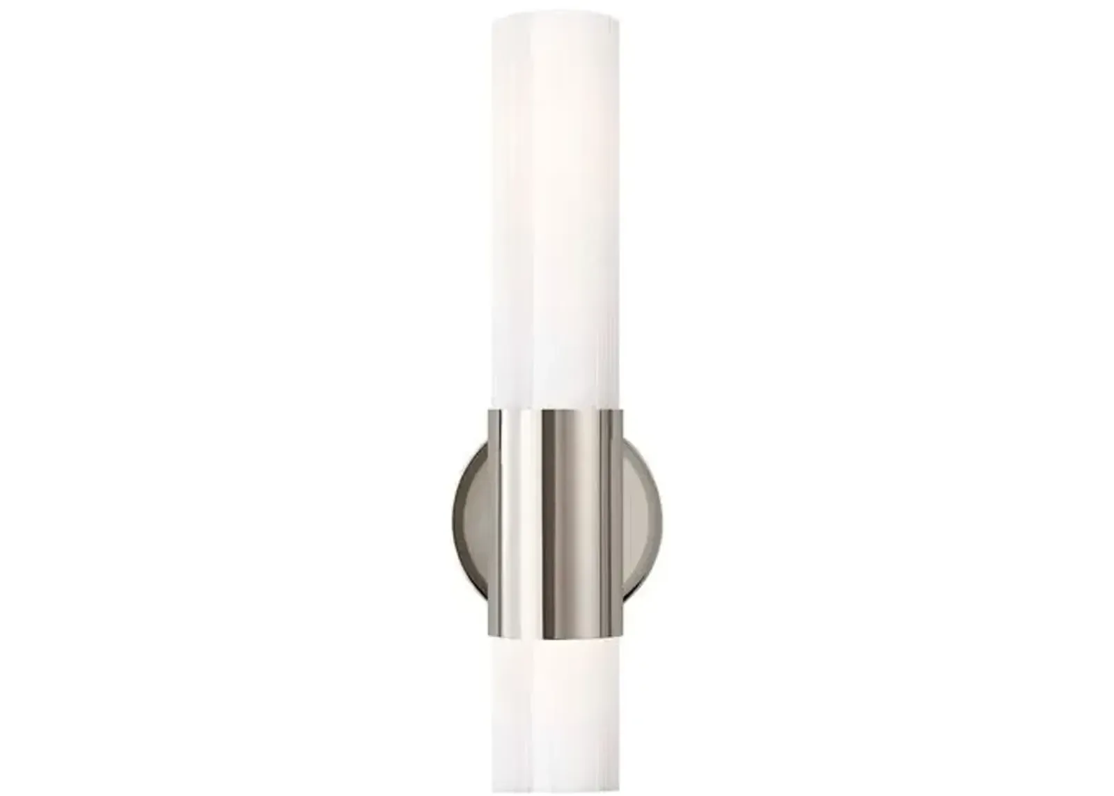 Visual Comfort - Penz Medium Cylindrical Sconce - Silver