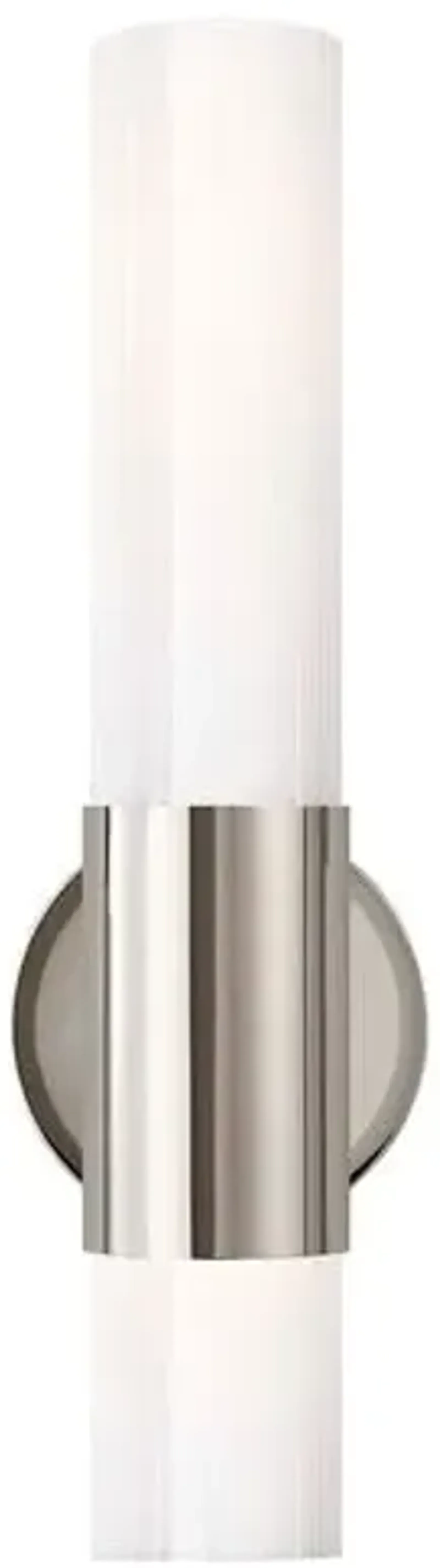 Visual Comfort - Penz Medium Cylindrical Sconce - Silver