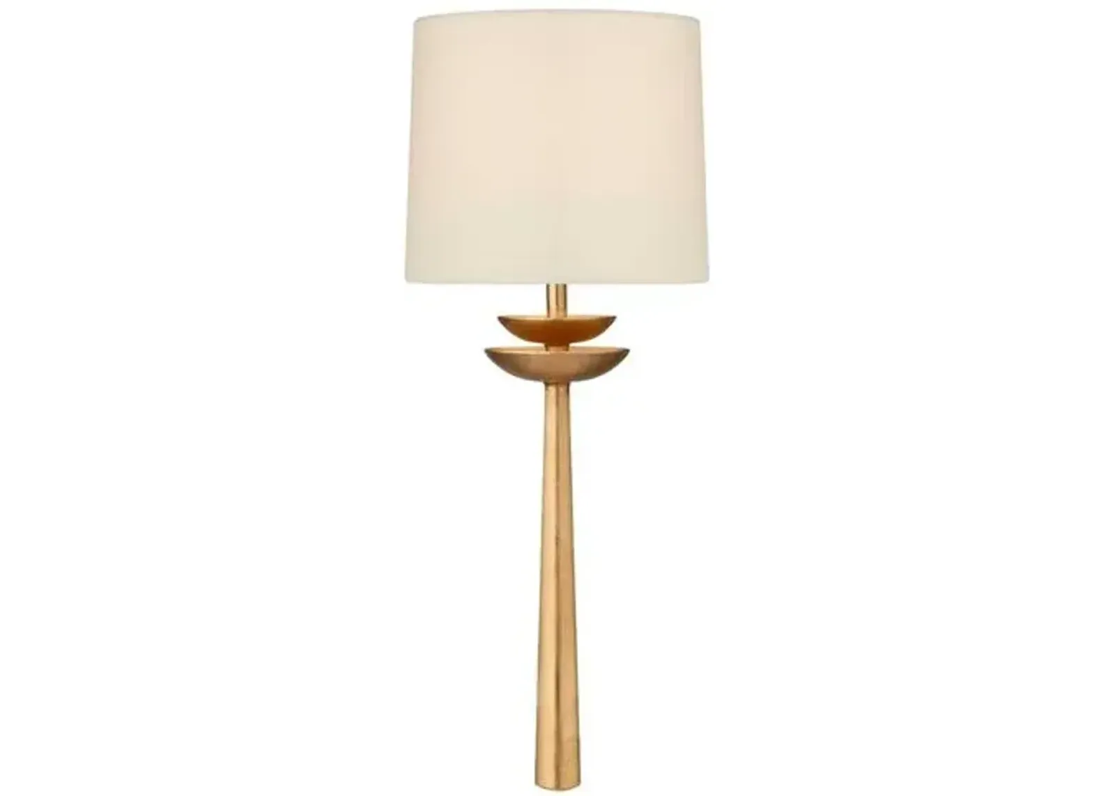 Visual Comfort - Beaumont Medium Tail Sconce - Gold