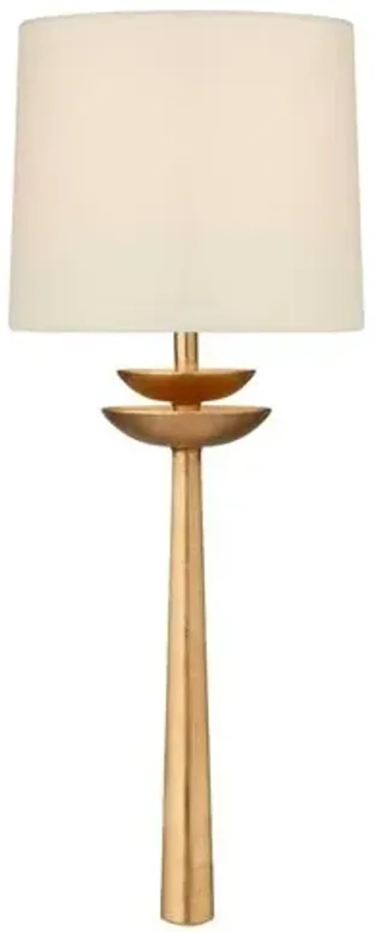 Visual Comfort - Beaumont Medium Tail Sconce - Gold