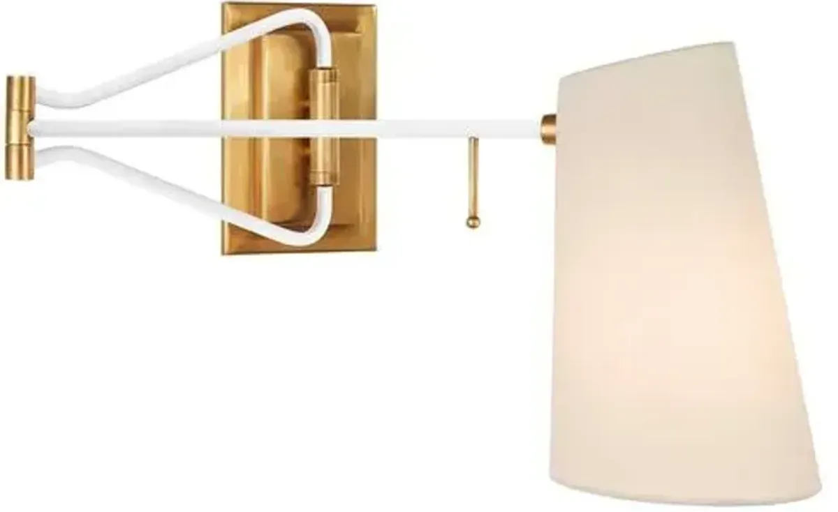 Visual Comfort - Keil Swing-Arm Sconce - Gold