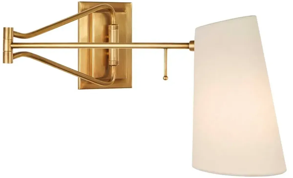 Visual Comfort - Keil Swing-Arm Sconce - Gold