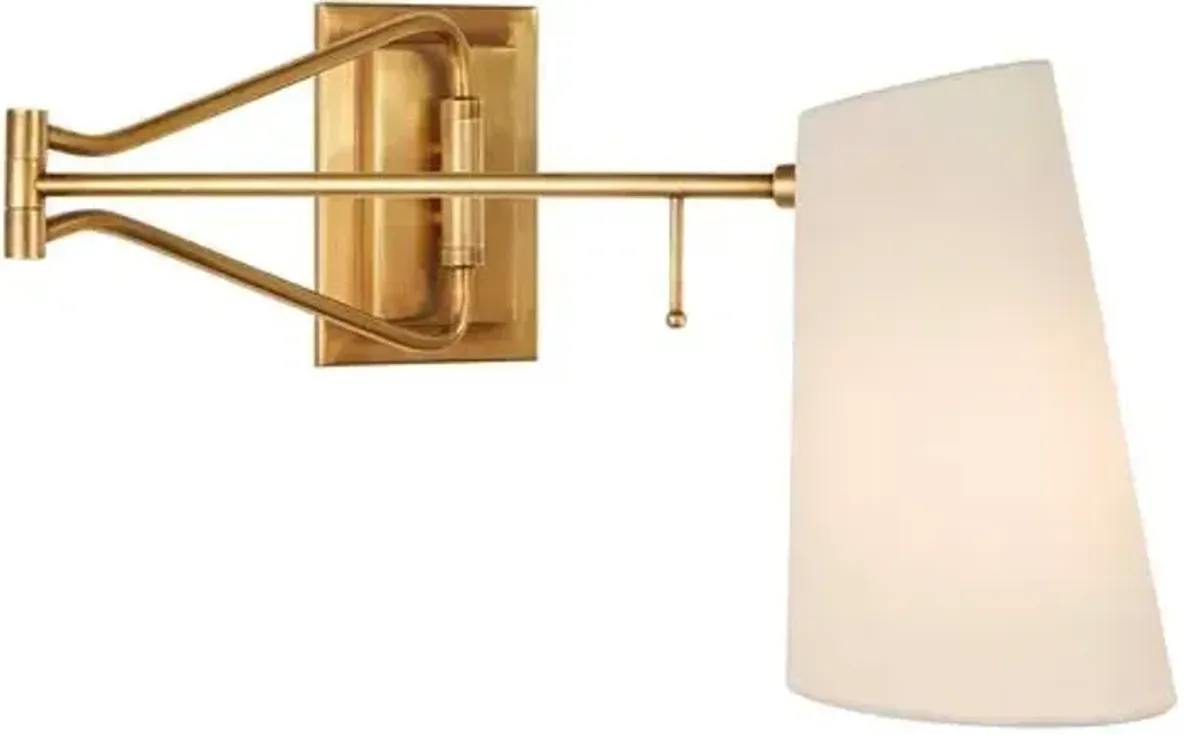 Visual Comfort - Keil Swing-Arm Sconce - Gold