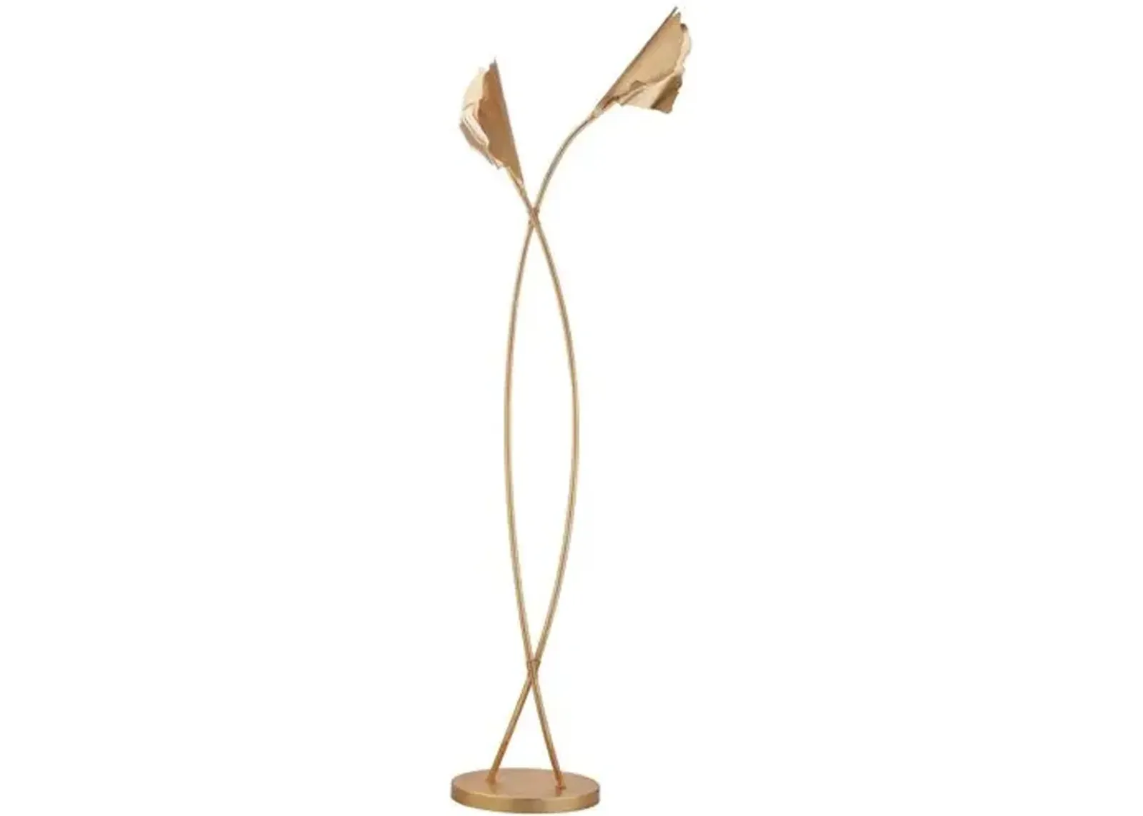 Hayward Floor Lamp - Gold Leaf