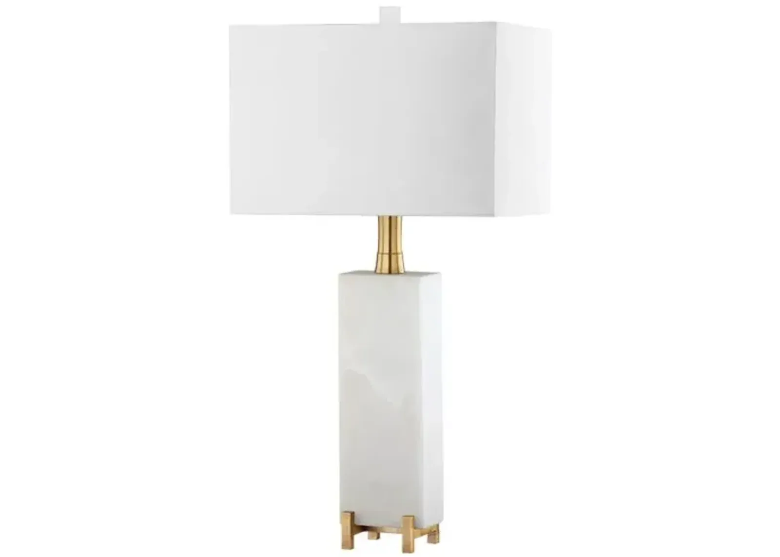 Giostra Alabaster Table Lamp - Natural/Brass