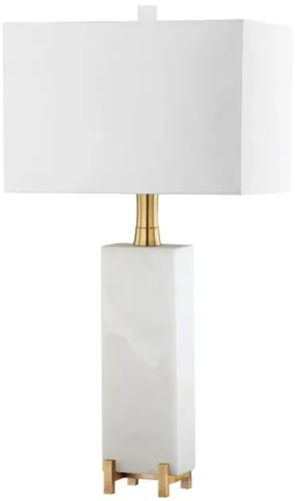 Giostra Alabaster Table Lamp - Natural/Brass