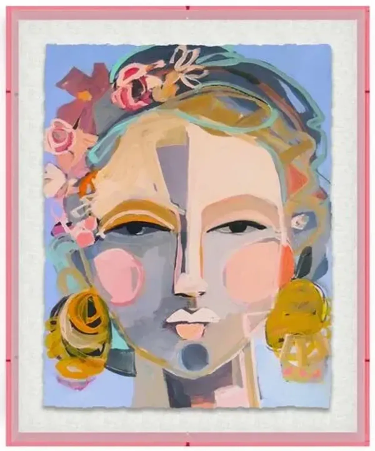 Hayley Mitchell - Mayday - Acrylic Frame - Pink