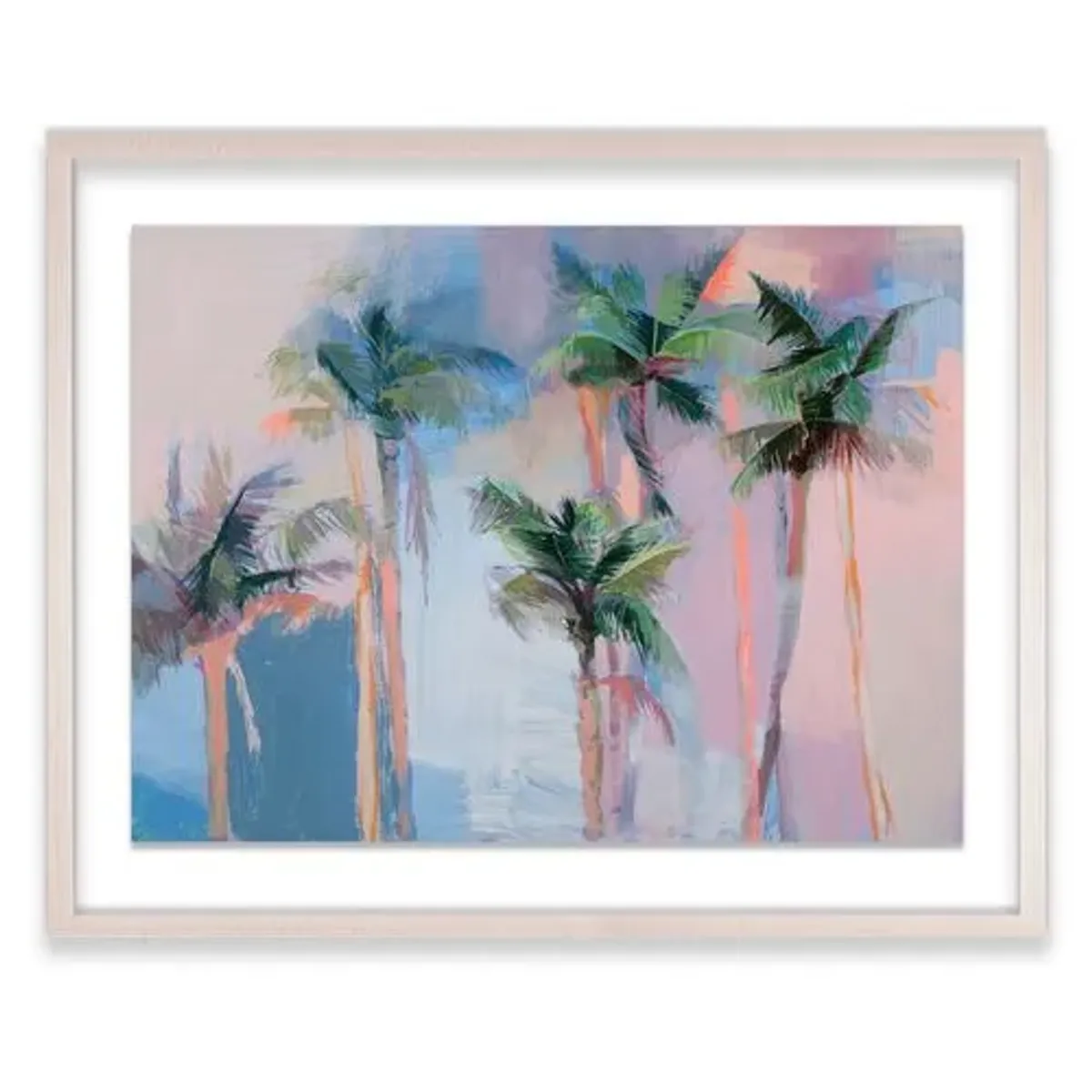 Teil Duncan - Palm Heights Painting - Purple