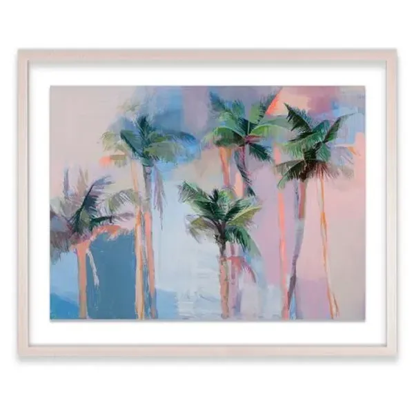 Painting - Teil Duncan - Palm Heights Painting - Purple