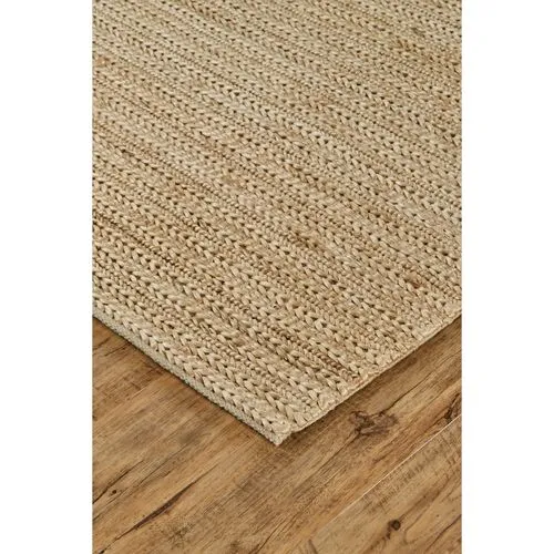 Elston Flat-Weave Rug - Beige - Beige