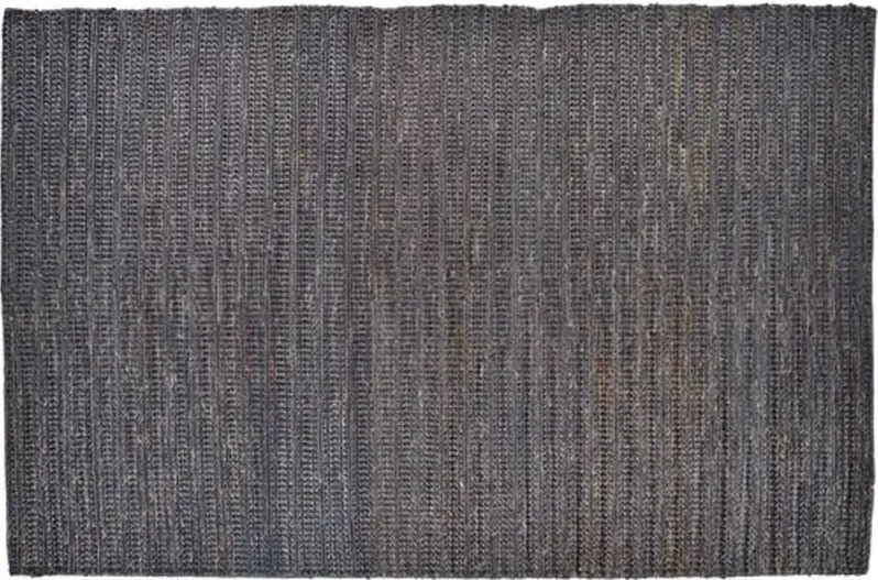 Elston Flat-Weave Rug - Onyx - Black - Black