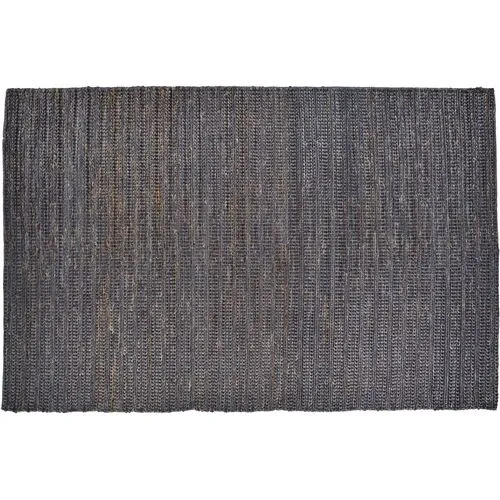 Elston Flat-Weave Rug - Onyx - Black - Black