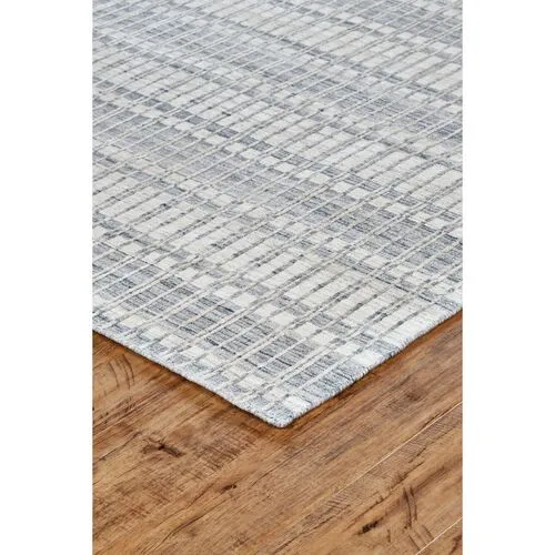 Hawthorne Hand-Knotted Rug - Light Blue - Blue