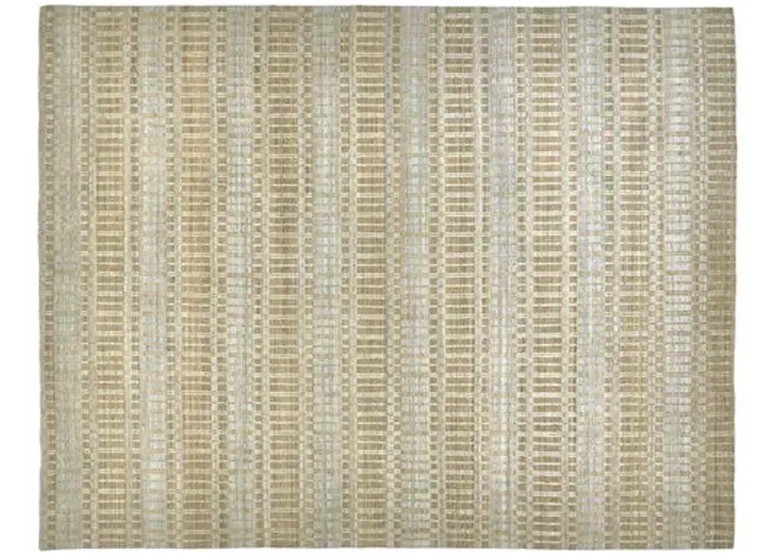 Hawthorne Hand-Knotted Rug - Tan/Silver - Beige - Beige