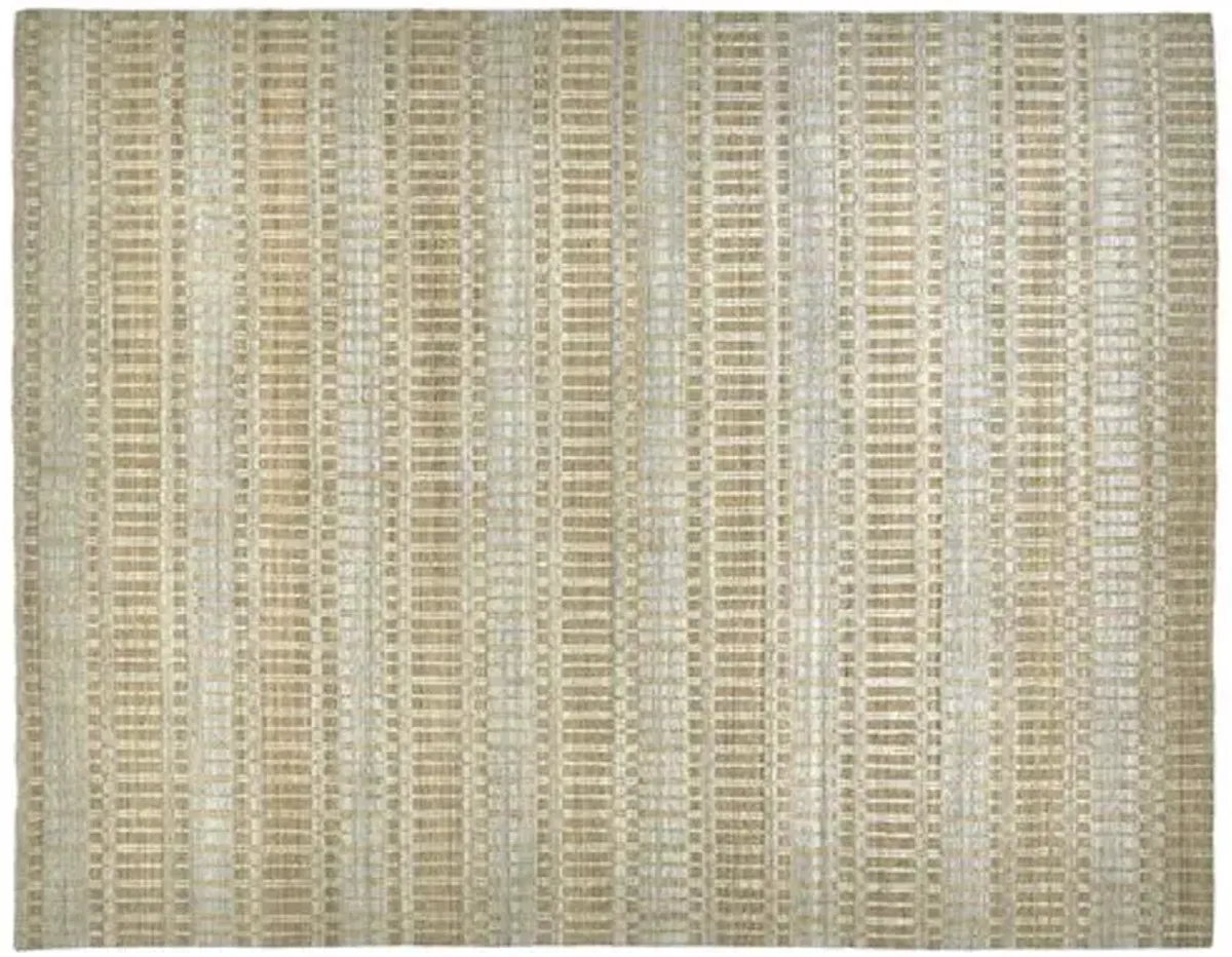 Hawthorne Hand-Knotted Rug - Tan/Silver - Beige - Beige