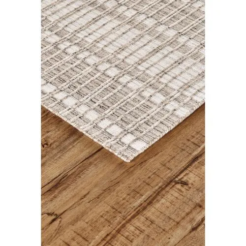 Hawthorne Hand-Knotted Rug - Gray/Ivory - Gray