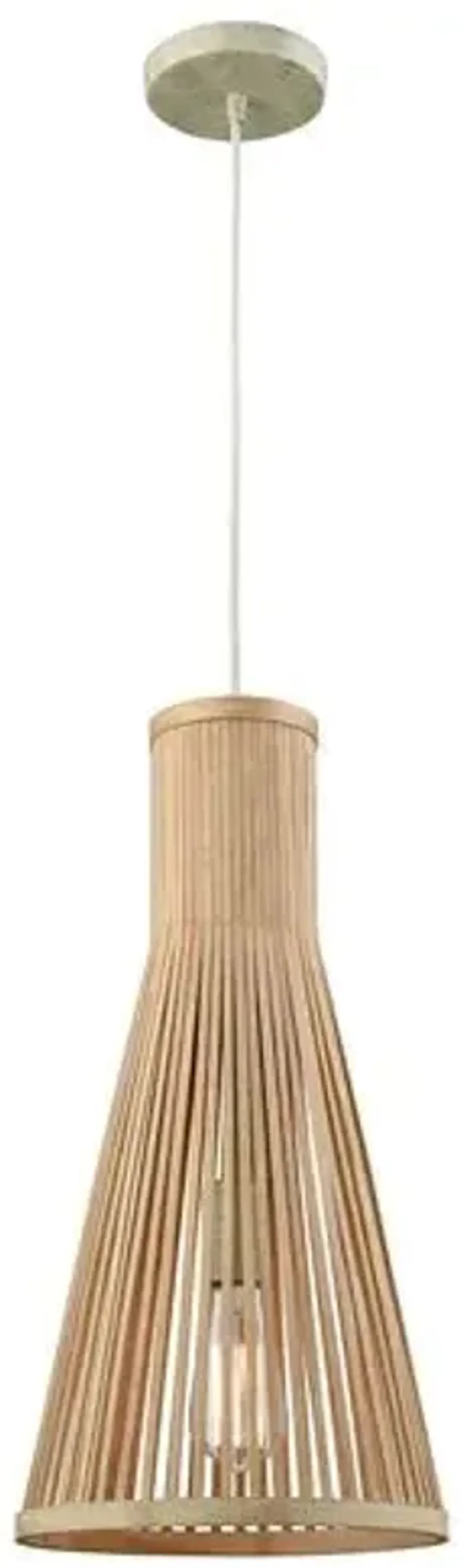 Lanston Tall Pendant - Natural - Beige