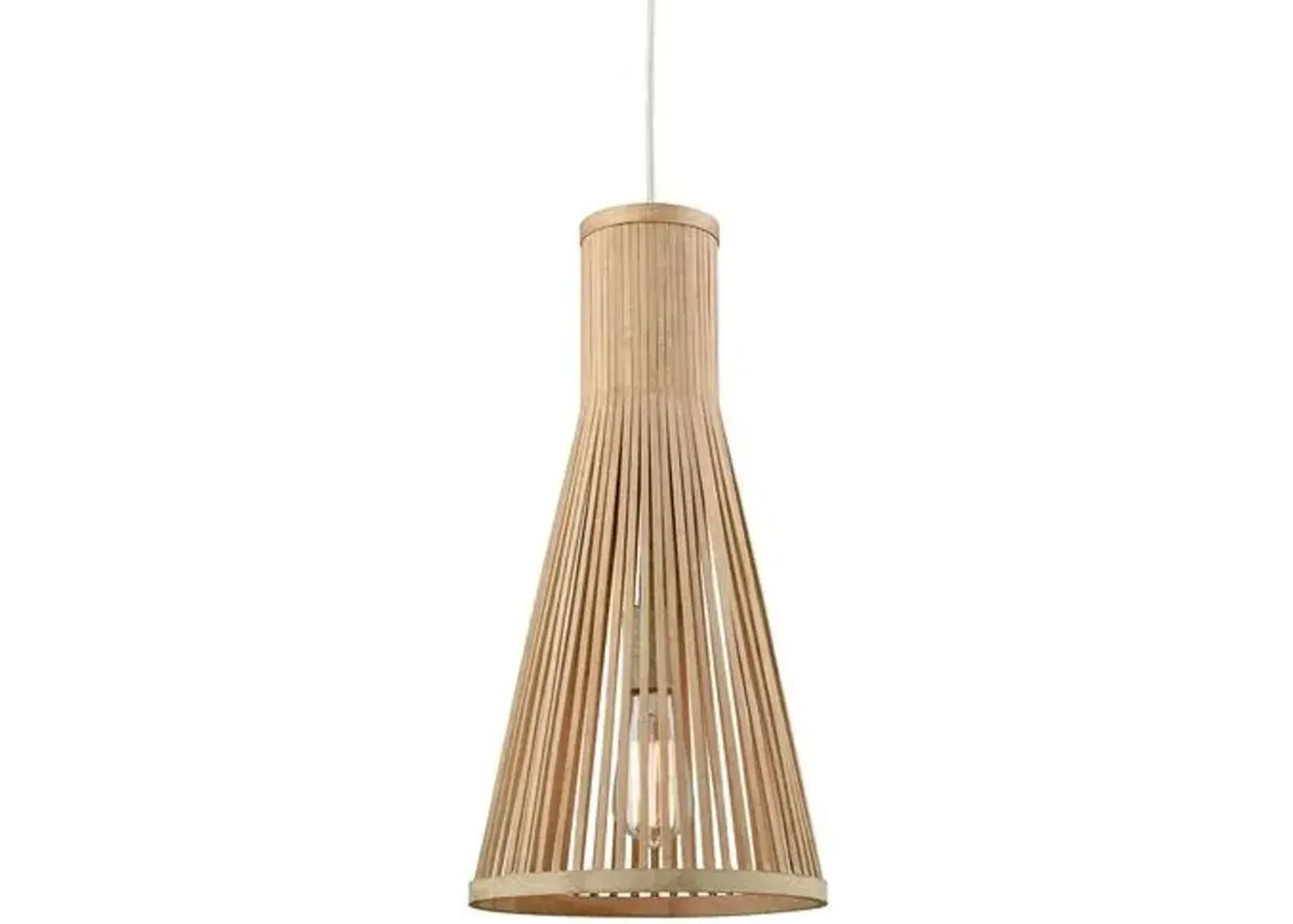 Lanston Tall Pendant - Natural - Beige