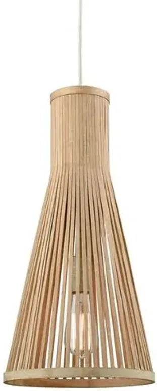 Lanston Tall Pendant - Natural - Beige