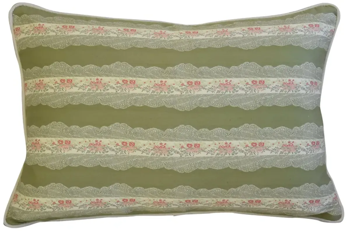 Scalamandré Floral Lampas Pillows - Set of 2