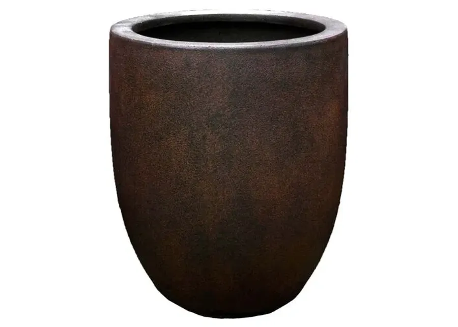 Bradford Outdoor Planter - Rust - Campania International - Brown - 13"