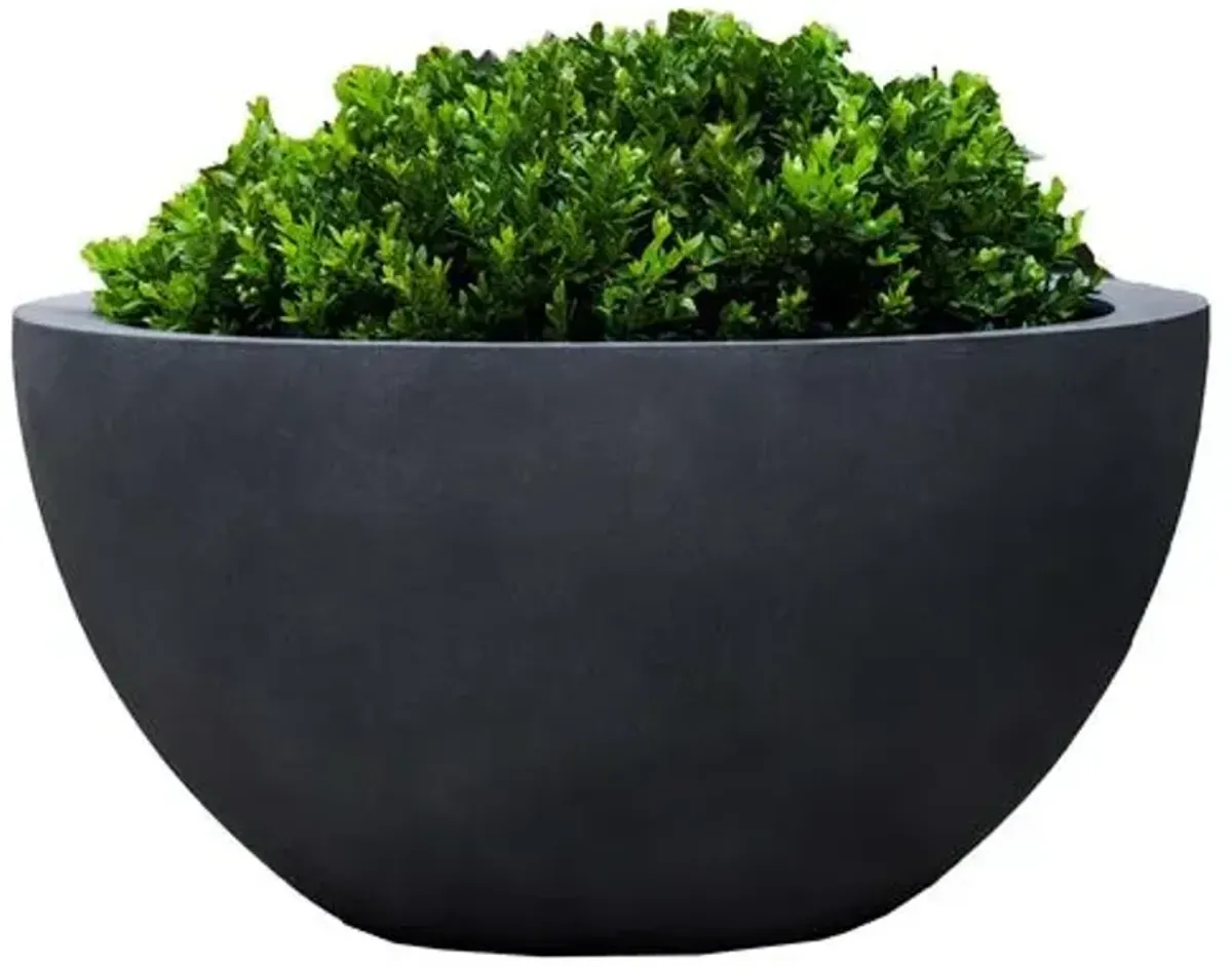 25" Piccadilly Outdoor Planter - Lead - Campania International - 25"