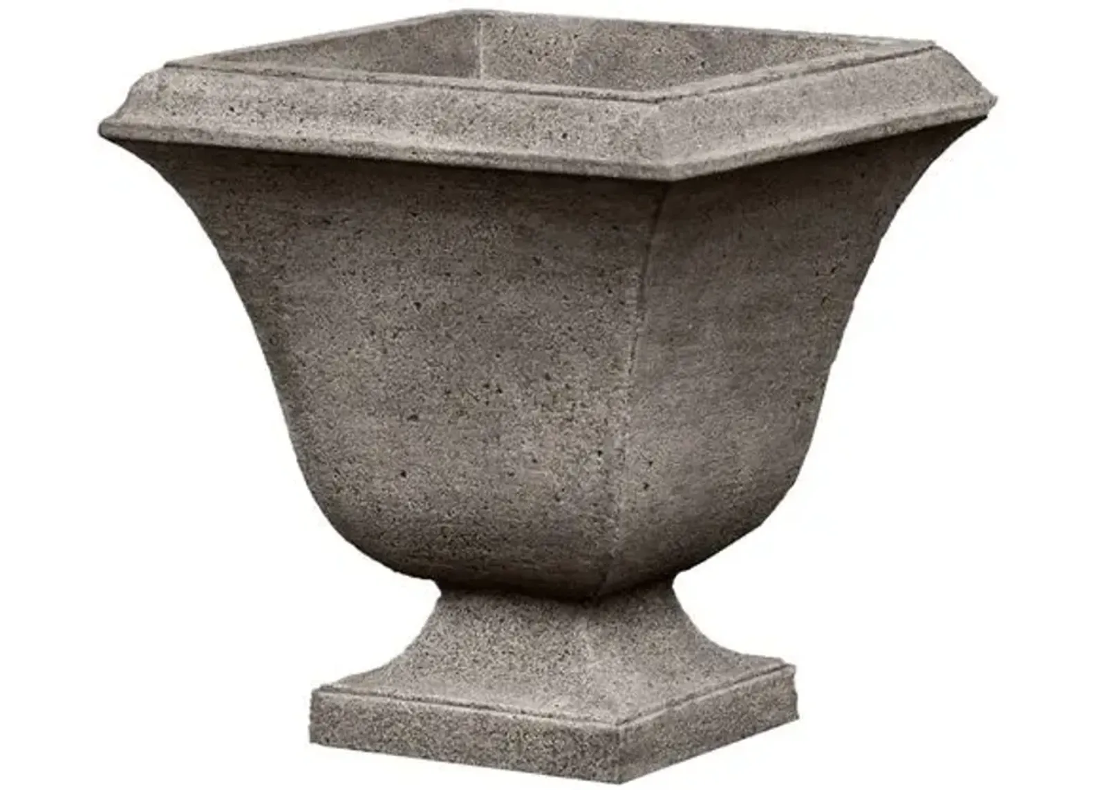 18" Trowbridge Outdoor Planter - Graystone - Campania International - 16.25"l x 16.25"w x 17.5"h