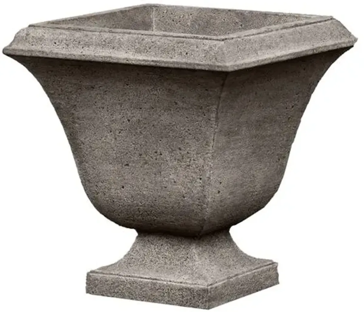 18" Trowbridge Outdoor Planter - Graystone - Campania International - 16.25"l x 16.25"w x 17.5"h