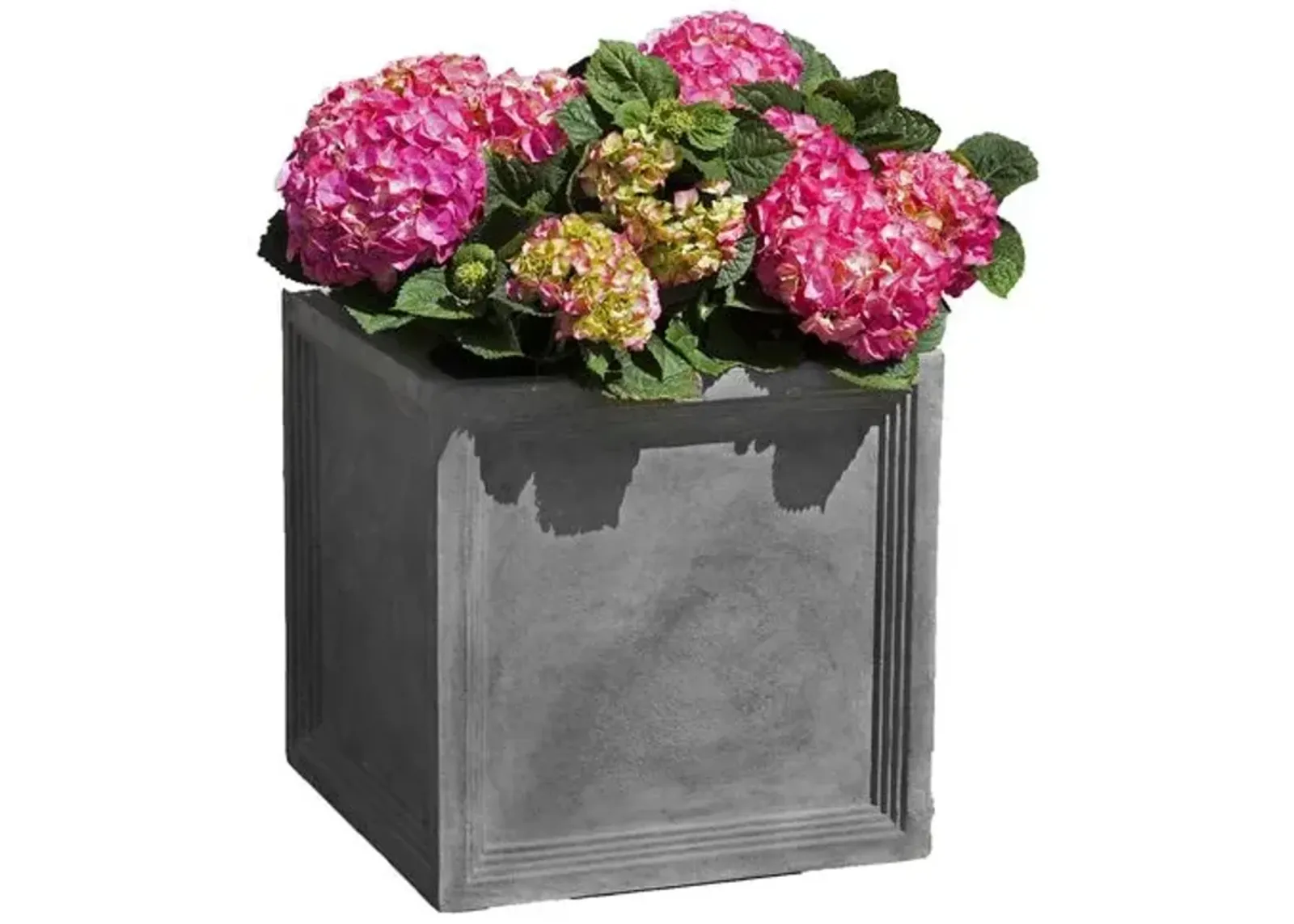 Sandhurst Outdoor Planter - Lead - Campania International - Gray - 22"