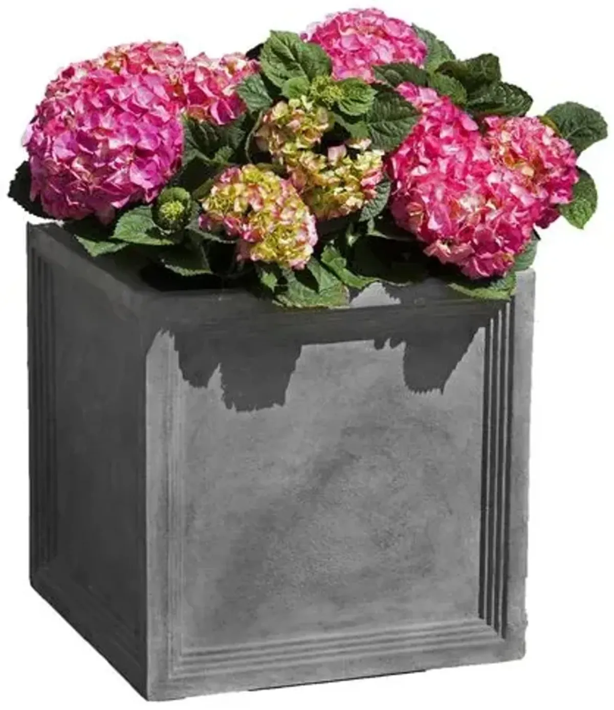 Sandhurst Outdoor Planter - Lead - Campania International - Gray - 22"