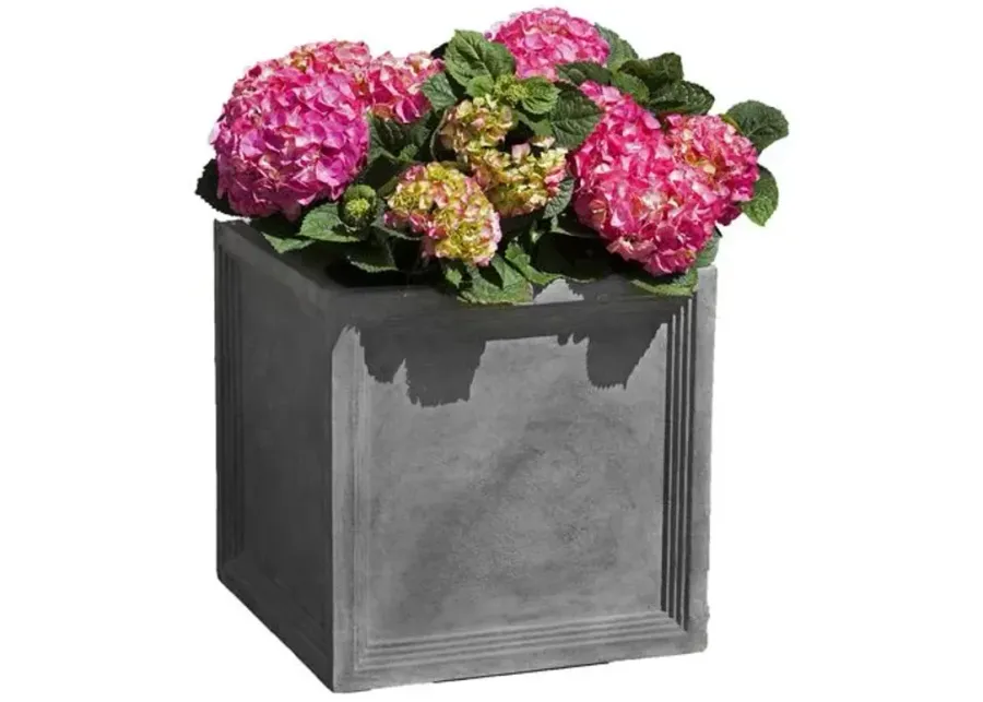 Sandhurst Outdoor Planter - Lead - Campania International - Gray - 15"