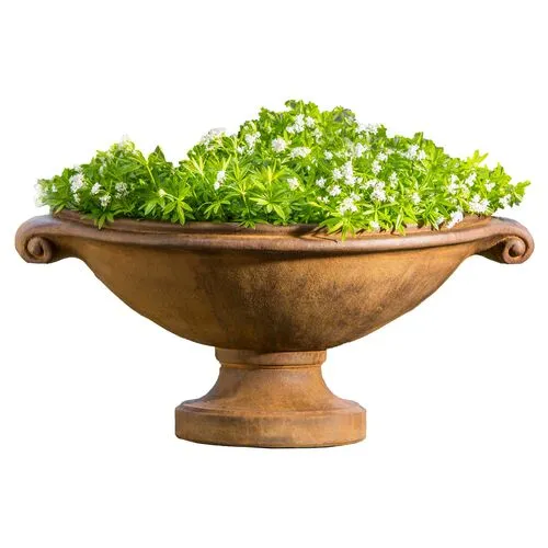 26" Medici Outdoor Planter - Rustic Iron - Campania International - Brown - 25.5"l x 20"w x 11.25"h