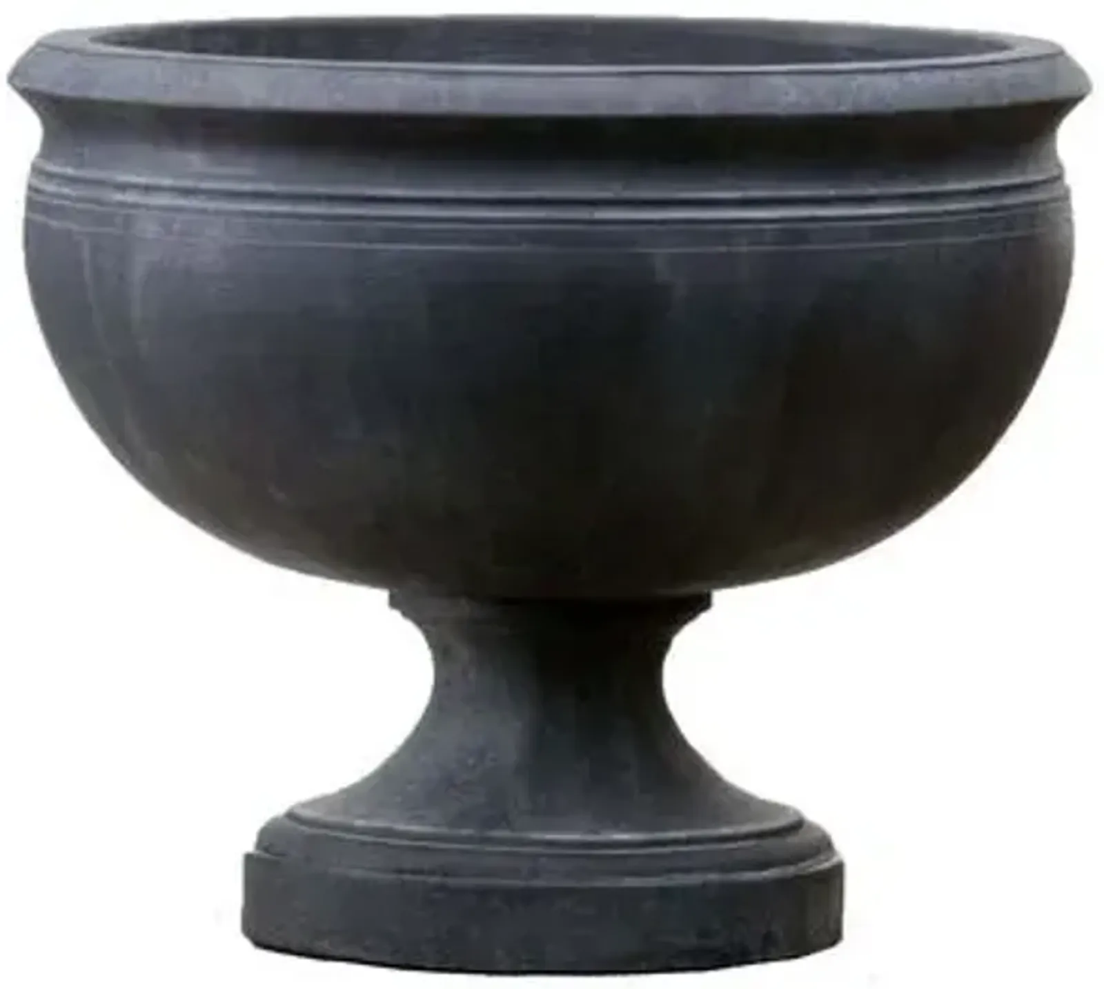 20" Williamsburg Outdoor Planter - Black - Campania International - 19.5"dia x 17"h