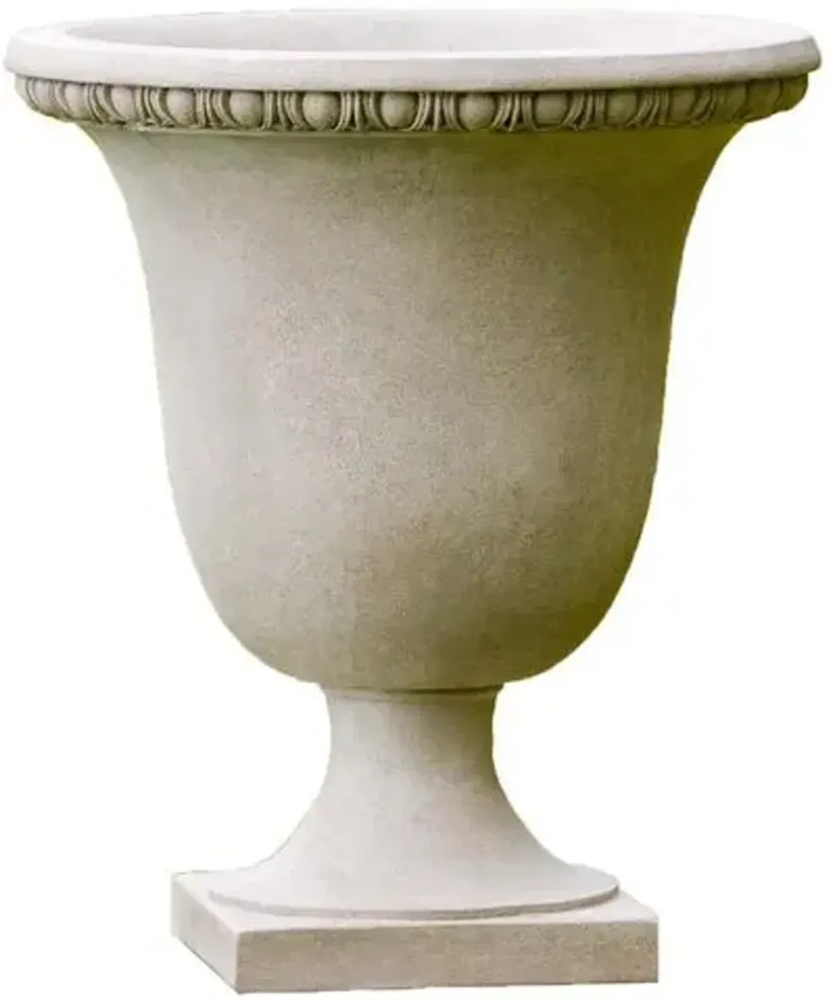 21" Williamsburg Egg & Dart Outdoor Planter - Gray - Campania International - 18.5"dia x 21.25"h