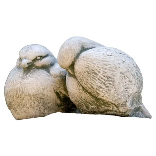 6" Duet Outdoor Statue - Gray - Campania International