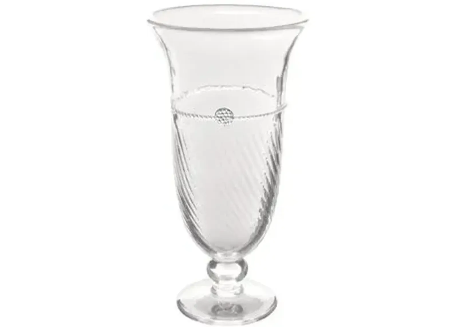 10" Graham Trumpet Vase - Clear - Juliska