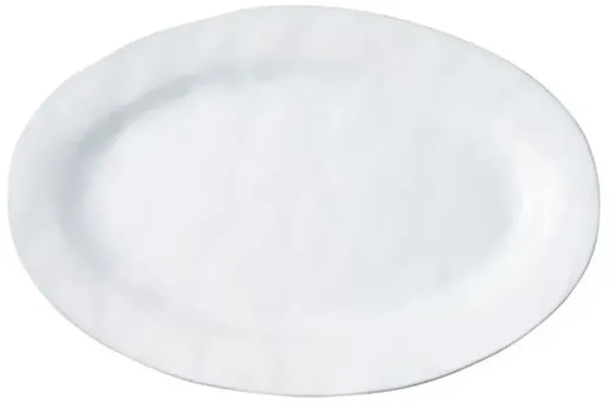 Quotidien Oval Serving Platter - White Truffle - Juliska