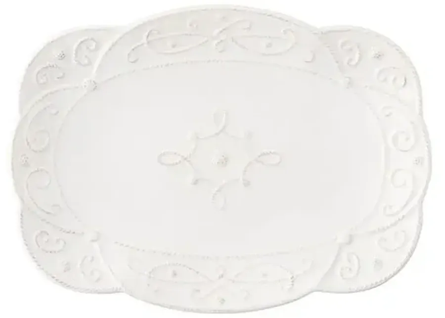 Jardins du Monde Serving Platter - White - Juliska