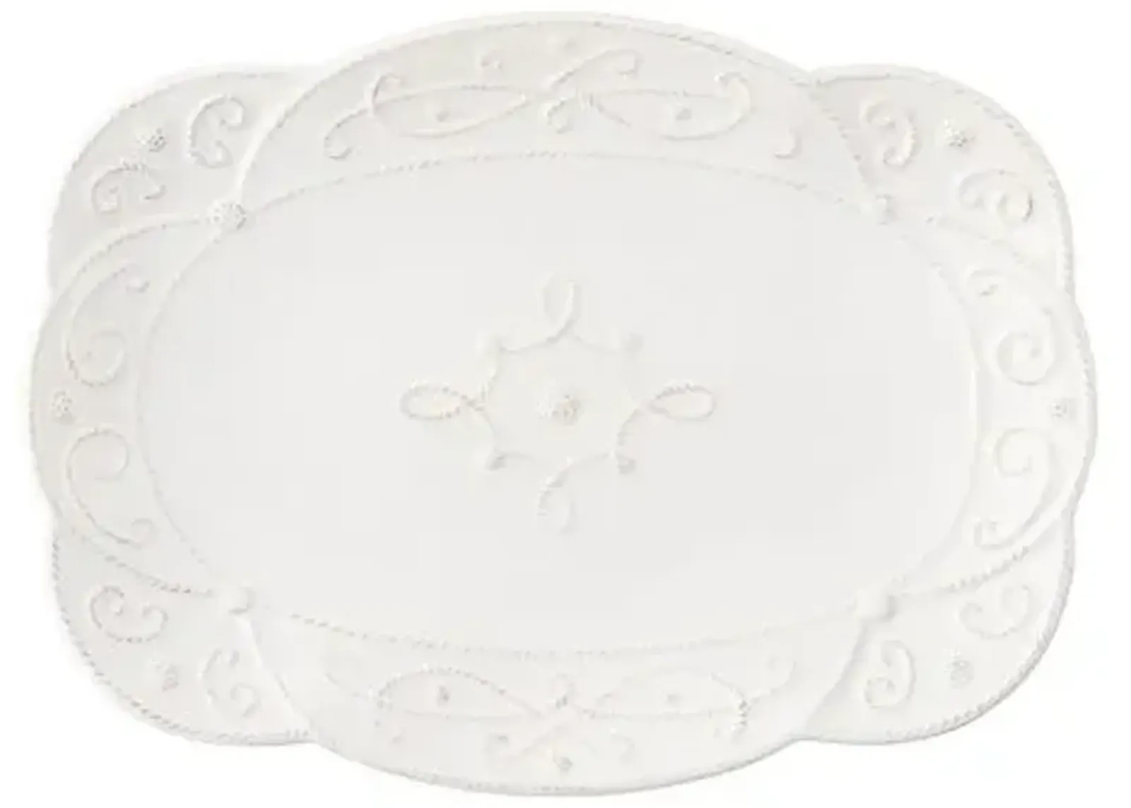 Jardins du Monde Serving Platter - White - Juliska