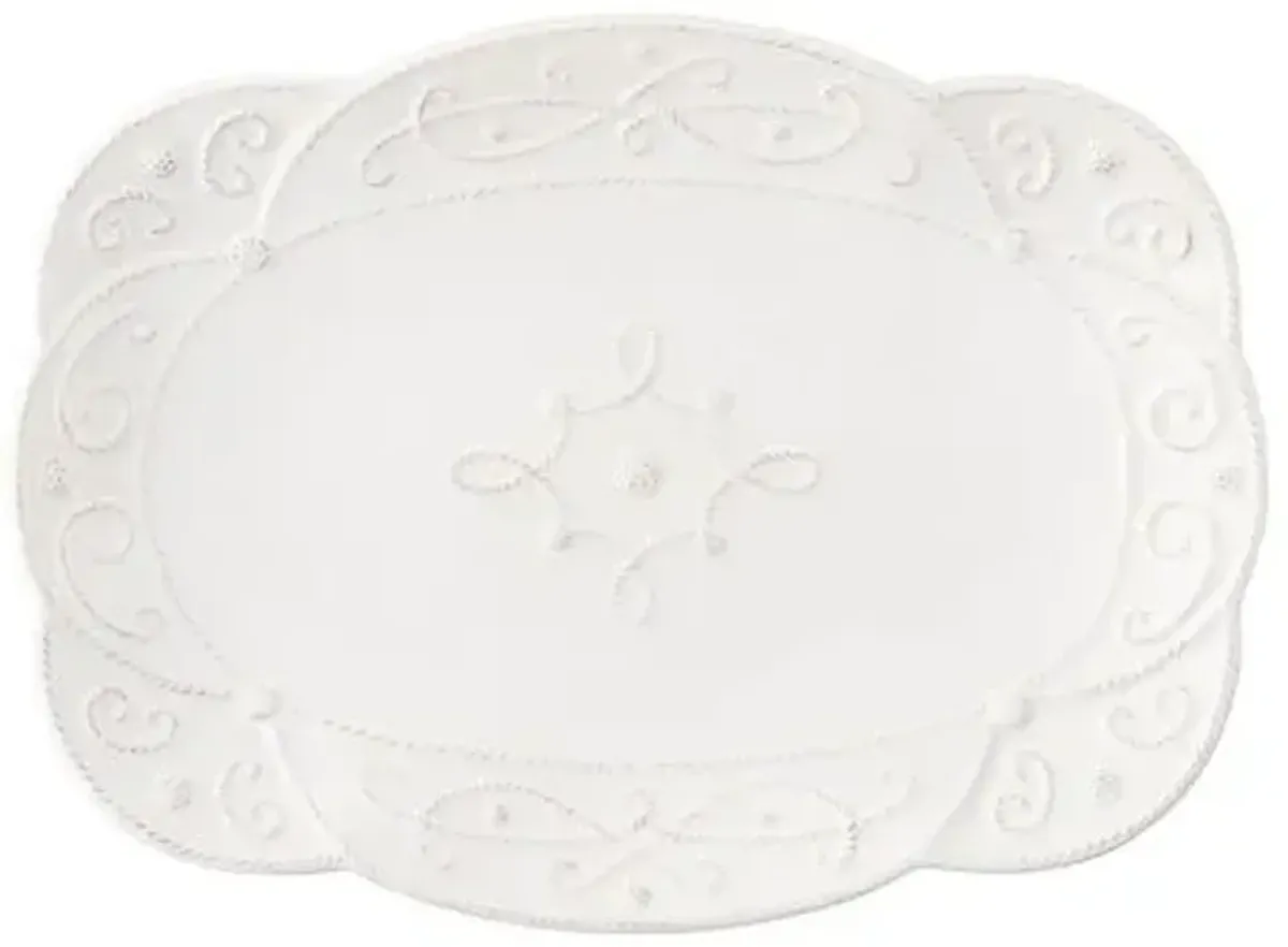 Jardins du Monde Serving Platter - White - Juliska