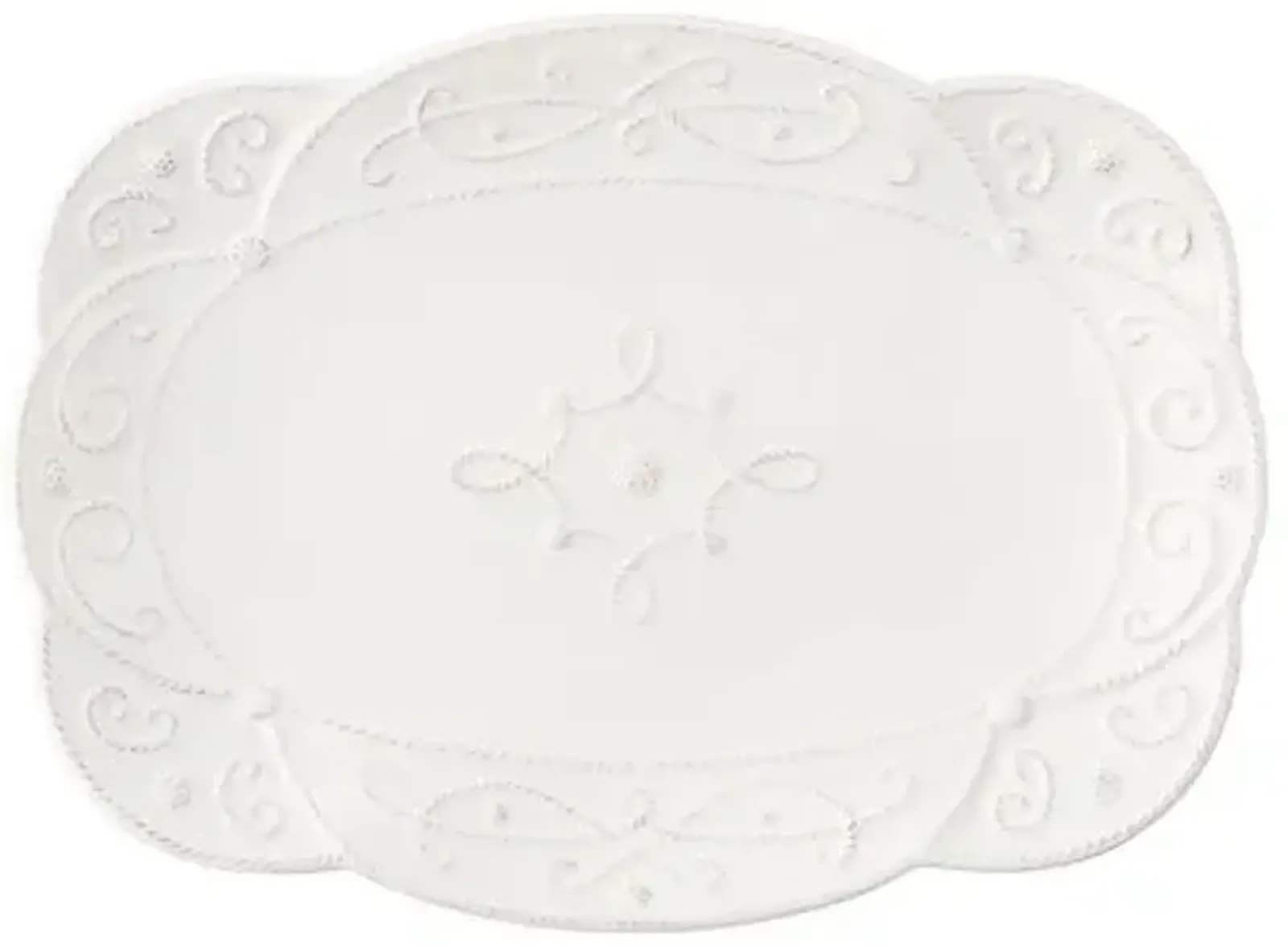 Jardins du Monde Serving Platter - White - Juliska