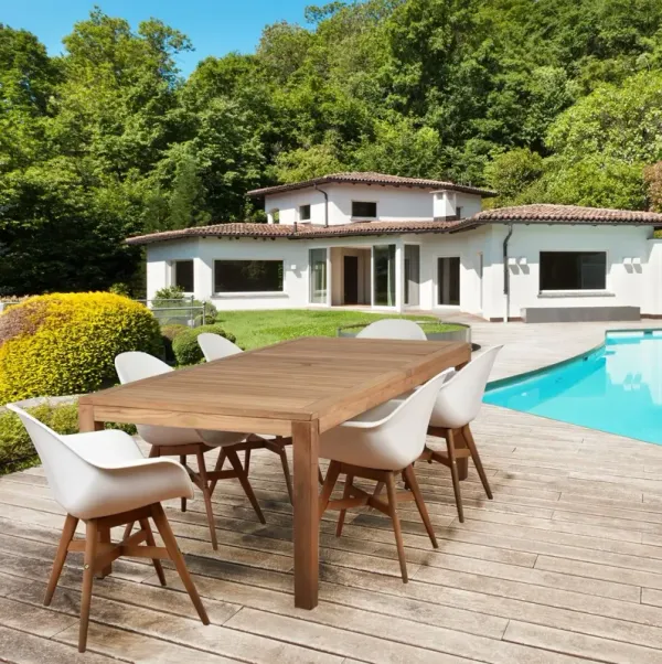 Charlotte 7-Pc Amazonia Dining Set, Natural