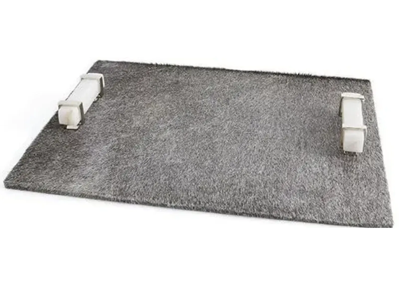 24" Rian Decorative Tray - Gray