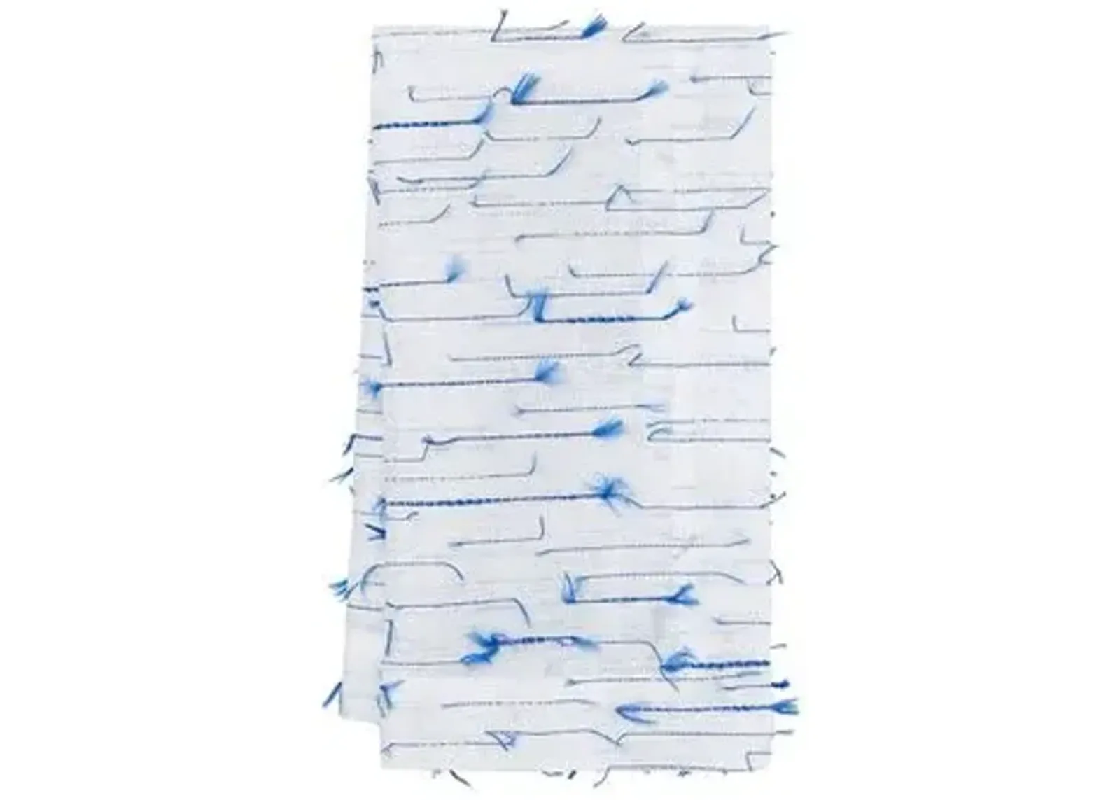 Set of 4 Amalfi Napkins - Blue/White - Mode Living