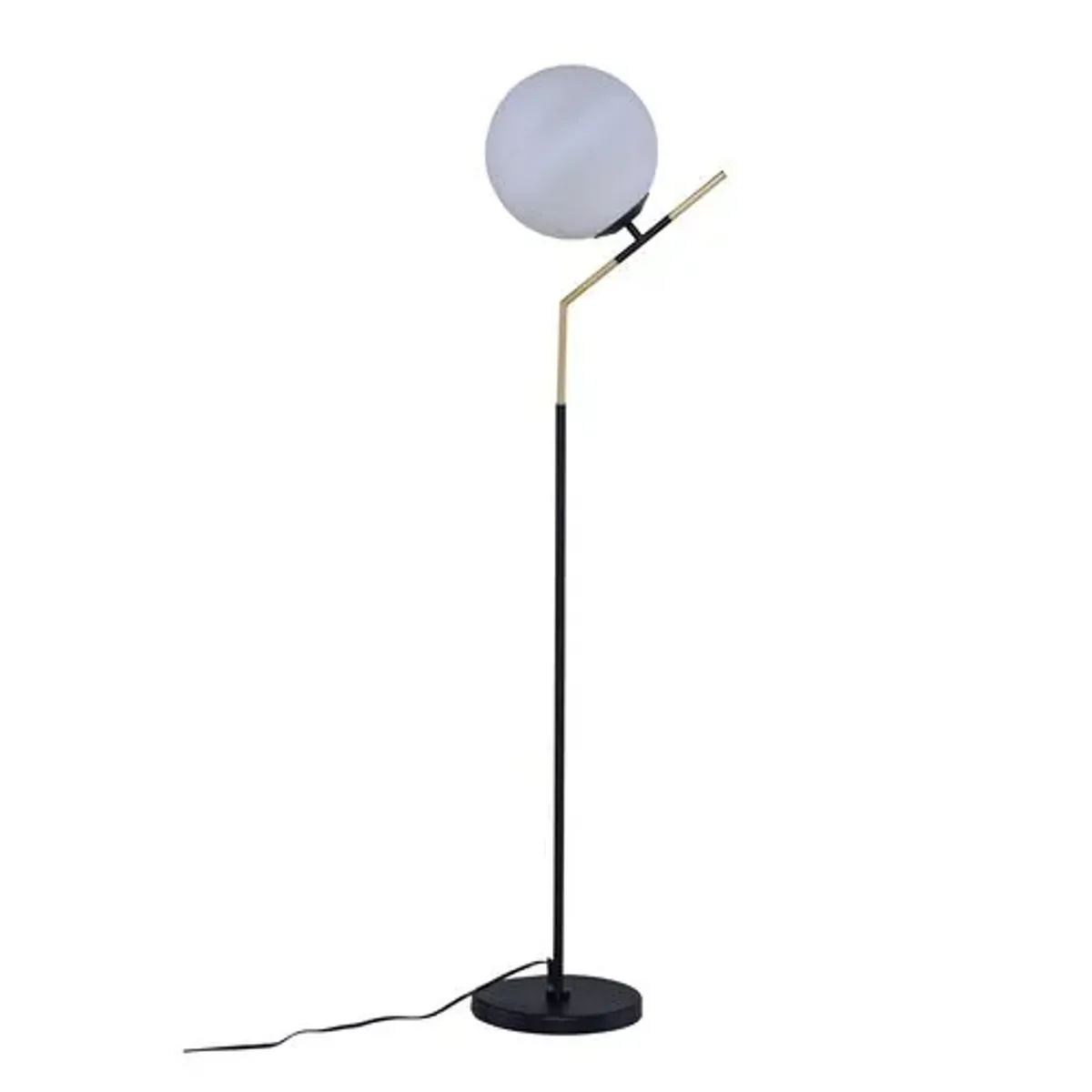 Mescudi Floor Lamp - Black/Brass