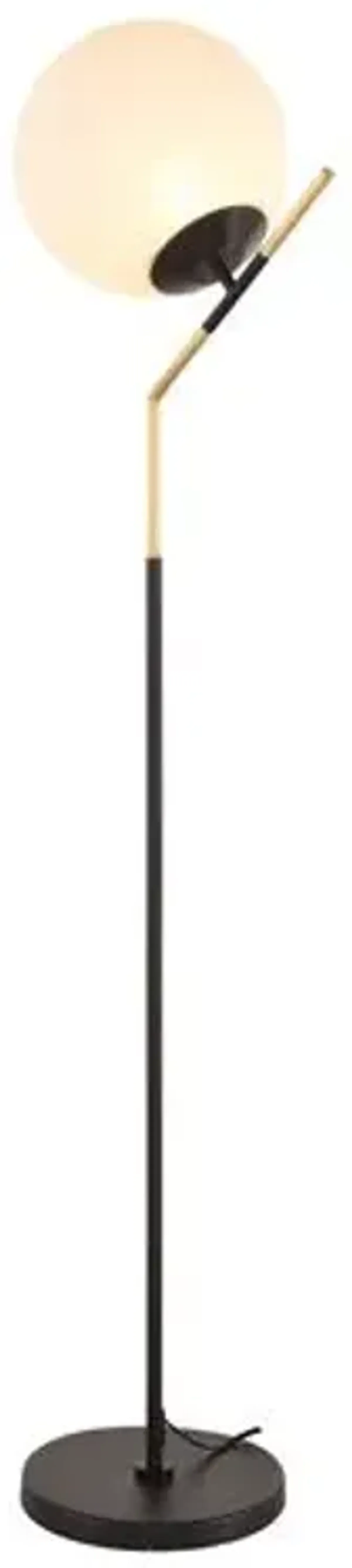 Mescudi Floor Lamp - Black/Brass